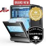 Euhomy Crescent Ice Makers Countertop, 35LBS/24H, 16PCS 12MINS, Auto Deep New. Price: $159.99.