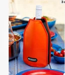 Creuset Wine Cooler Sleeve Color Is Flame Used. Price: $17.95.