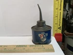 Nice Pre 1963 Metal Top Maytag Newton Iowa Small Empty Round Handy Oiler Tin Can Used. Price: $24.50.