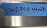WR78X39148 Refrigerator Door Panel/bin Stainless Steel Silver/white New. Price: $75.00.