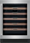 Electrolux EI24WC15VS Inch Undercounter Wine Cooler With 41 Bottle Capacity Open. Price: $1299.99.