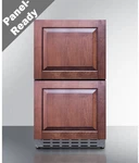 Summit 18" Wide 2-DRAWER All-refrigerator, Panel Ready, Ada Compliant, ADRD18PNR New. Price: $2500.00.