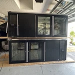 Perlick Merchandising Refrigerator Glass Door Freestanding 2 Sections BBS84-RM Seller. Price: $4800.00.
