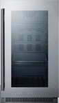 Summit CL181WBVC 18"W 2.6 Cu. Ft. Built-in Or Stainless Steel New. Price: $2324.00.