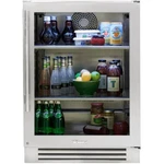 True Residential TUR-24-R-SG-C 24" Glass Door Refrigerator Stainless Right Hinge Open. Price: $3099.00.