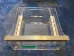 Crisper Bin W/track Rollers 5304530919 Frigidaire Gallery Refrigerator GRFC2353A Used. Price: $40.00.