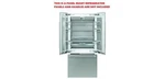 Thermador Freedom Collection T36IT905NP 36" Builtin French Door Refrigerator Pic Open. Price: $6499.00.