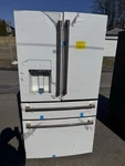 Caf CVE28DP4NGW2 27.8 Cu Ft 4-DOOR French Fridge Water Ice White Open. Price: $3300.00.