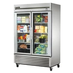 True TS-49G-HC FGD01 54" Stainless Steel Two Glass Door Reach-in Refrigerator New. Price: $7363.10.