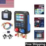 Dual Pressure And Temperature Hvac Manifold Gauge With Complete Accessory Kit New. Price: $244.79.