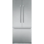 Thermador Freedom T36BT925NS Inch Built-in French Door Smart Refrigerator Open. Price: $9899.99.