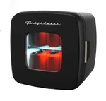 Retro 12 Can Mini Beverage/skincare Cooler Black Compact Refrigerators New. Price: $62.18.