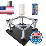 Mini Fridge Stand With Silicone Mat Adjustable Refrigerator 4 Stainless New. Price: $85.69.