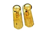 Solid Brass Passage Door Knob Deco Plate New York Nostalgic Warehouse Unused. Price: $89.00.