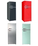 Frigidaire 7.5 Cu. Ft. Retro Mini Fridge Top Freezer Refrigerator Freestanding New. Price: $689.99.