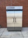 Turbo Air M3R47-2-N Commercial 51" Reach-in Refrigerator Stainless Steel Used. Price: $2899.00.
