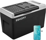 Euhomy 12 Volt Refrigerator, 26QT(25L) Compressor Electric Cooler App Control, New. Price: $149.50.