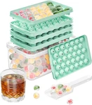 Optish 3 Pack Ice Trays For Freezer, 99 Pcs Cube With Lid And Bin, Roun New. Price: $21.38.
