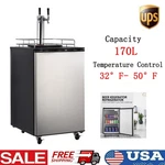 Two-in-one 6.1 Cf Refrigerator 170L Dual Tap Draft Beer Dispenser With Accessory New. Price: $626.04.
