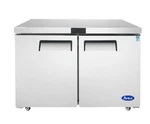 Atosa MGF8402GR 48" Two Solid Door Undercounter Refrigerator Cooler 13.5 Cu. Ft. New. Price: $2040.00.