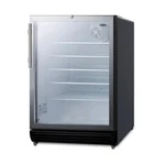 Summit SCR600BGLMBL - 23" Countertop Glass Door Refrigerator, 5.5 Cu.ft., Bla... New. Price: $1733.85.