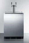 Summit 24" Builtin Cold Brew Coffee Kegerator, Compliant, SBC58BLBIADACFTWIN New. Price: $3035.00.