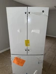 GNE25JGKWW 33" White 24.7 Cu. Ft. French Door Refrigerator Nob #148795 New. Price: $1350.00.
