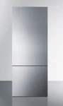 Summit 28" Wide, Bottom Freezer Refrigerator Set, Stainless Steel, FFBF279SSXIM New. Price: $2570.00.