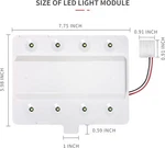 Refrigerator Led Module For Whirlpool WRX735SDBM04 WRX735SDHZ00 WRX735SDHW00 New. Price: $25.14.