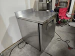 True TWT-27 28" Worktop Refrigerator W/ (1) Right Hinge Door, 115V Used. Price: $2200.00.