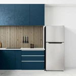 Danby DFF101B1BSSDB 10.1 Cu. Ft. Apartment Size Top Mount Fridge New. Price: $496.30.