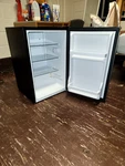 Hisense 2.5-CU Ft Mini Fridge (silver)-used-in Great Condition. Price: $90.00.