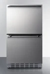 Summit 18" Wide 2-DRAWER Undercounter All-refrigerator, ADRD18 New. Price: $2500.00.