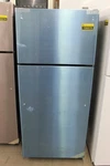 GTE17GSNRSS 28" Stainless 16.6 Cu. Ft. Top-freezer Refrigerator Nob #156575 Open. Price: $699.00.
