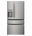 Frigidaire 36" Counter-depth 21.5 Cu. Ft. French Door Refrigerator GRMC2273CF Open. Price: $1899.99.