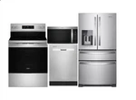 Whirlpool Complete Kitchen Appliance Package Stainless Steel Open. Price: $3149.99.