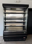 Turbo Air TOM-50W(B)-N 50IN Refrigerated Open Merchandiser Black Used. Price: $6000.00.