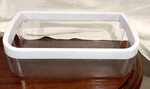 Samsung Refrigerator Shelf White Trim Door Mount PART#DA63-04631 Replacement Used. Price: $19.99.