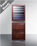 Summit 24" Dual Zone Wine Cellar 2-DRAWER Refrigerator, Panel Ready, SWCDAR24PNR. Price: $5320.00.