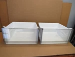 Samsung Refrigerator Crisper Drawer Set (l+r) For Model # RF23BB8900QK/AA-00 Used. Price: $119.98.
