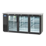 Arctic Air ABB72G 72" 3 Glass Door Back Bar Cooler New. Price: $2998.00.