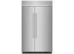 Kitchenaid Professional KBSN708MPS 48 Inch Built-in Side-by-side Refrigerator Used. Price: $8099.00.