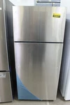 GTS17GSNRSS 28" Stainless 16.6 Cu. Ft. Top-freezer Refrigerator Nob #152671 Open. Price: $699.00.