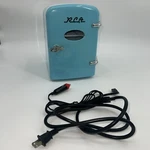Rca RMIS129-BLUE Mini Retro 6 Can Beverage Refrigerator-blue *photo Measurements Used. Price: $35.00.