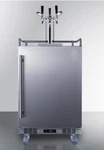 Summit 24" Wide Built Commercial Beer Kegerator, Stainless Steel, Triple Tap New. Price: $3090.00.