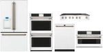 Cafe Matte White Package With 48" Cooktop, Double Oven And 36" Refrigerator New. Price: $16583.00.