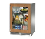 Perlick Signature Series 24" Built-in Compact Refrigerator HP24RS4C Open. Price: $2200.00.