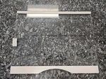 New GZS22IYNFS WR71X31000 Refrigerator Slide Out Shelf Open. Price: $49.99.