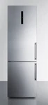 Summit 24" Wide, Bottom Freezer Refrigerator, Icemaker, Door, FFBF249SS2IMLHD New. Price: $2780.00.
