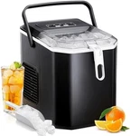 Self-cleaning Countertop Ice Maker, 26LBS/24HRS, Perfect For Home & Camping New. Price: $138.99.